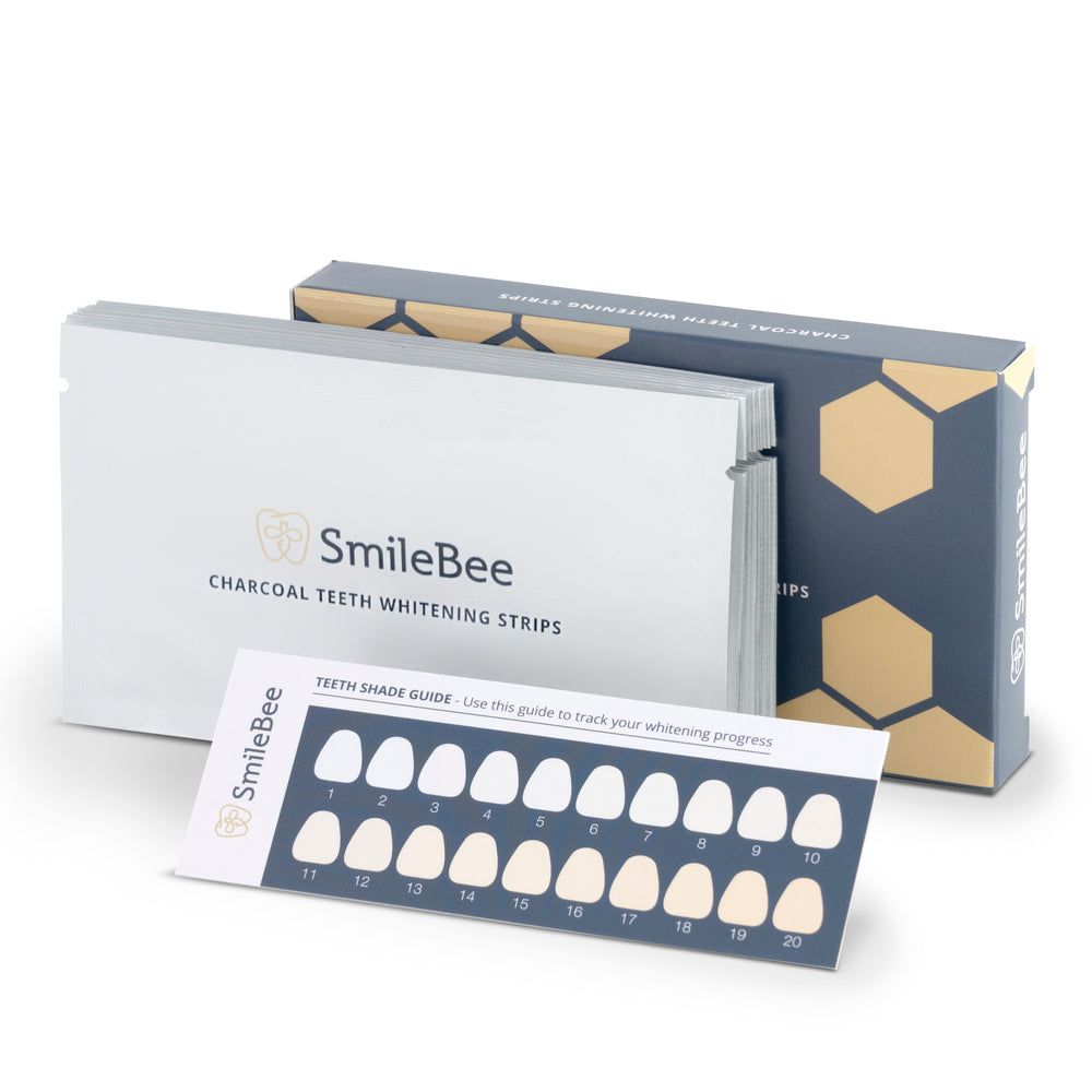 Charcoal Whitening Strips - 56 strips (2 boxes)